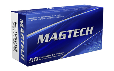Magtech 9mm 147gr JHP Subsonic 50rd Box