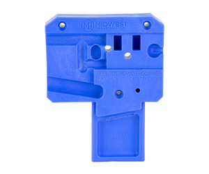 Midwest Industries AR-15 Lower Receiver Block, Blue Polymer