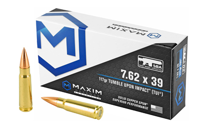 MXM-49003_1 Maxim Defense MAXIM 7.62×39 117gr TUI SBA – 20rd Box