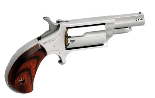 NAA-22MC-P NAA 22MCP Mini-Revolver .22 WMR/.22 LR 1.63″ Stainless 5rd