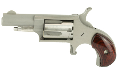 NAA22LLR_1 NAA 22LLR Mini-Revolver .22 LR 5rd Stainless/Rosewood