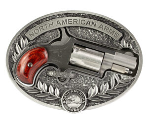 NAA Mini-Revolver .22 LR 1.13″ 5rd Stainless w/ Belt Buckle