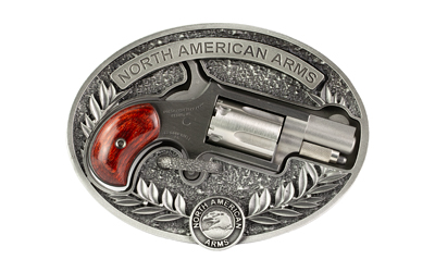 NAA Mini-Revolver .22 LR 1.13″ 5rd Stainless w/ Belt Buckle