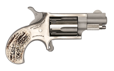 NAA Mini Revolver .22 LR 1-1/8-inch 5rd Stag Grip
