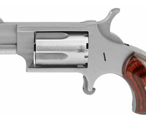 NAA 22LR Mini Revolver .22 LR 5rd Stainless Wood