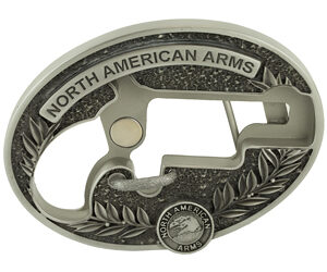 NAA BBO-L Long Rifle Oval Engraved Belt Buckle, 1 1/8″ Fit