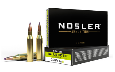 NOS40050_1 Nosler Ballistic Tip .243 Win 90gr 20rd