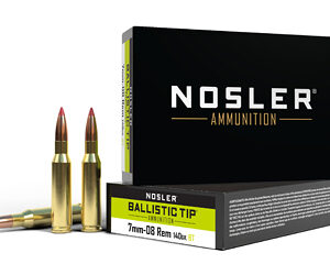 Nosler 7mm-08 Rem 140gr Ballistic Tip 20rd Box