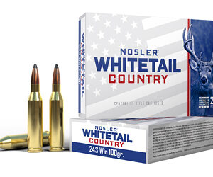 Nosler Whitetail Country .243 Win 100gr SB — 20 Rounds