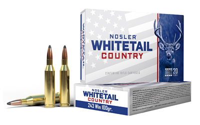 Nosler Whitetail Country .243 Win 100gr SB — 20 Rounds