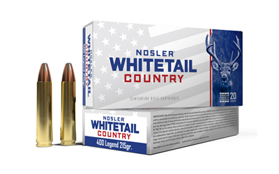 NOS40138_1 Nosler Whitetail Country 400 Legend 215 gr 20rd