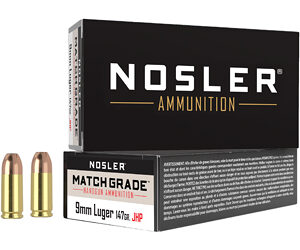 Nosler Assured Stopping Power 9mm JHP, 50rd Box