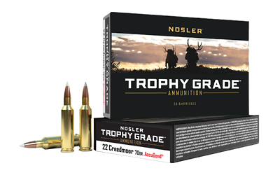 NOS60152_1 Nosler Trophy Grade .22 Creedmoor 70 gr — 20 rd