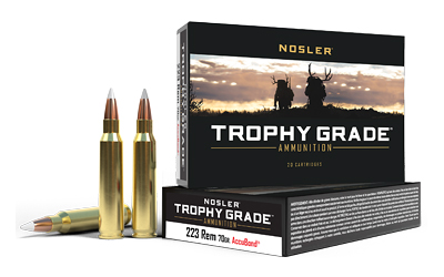 Nosler Trophy Grade 223 Rem 70gr AccuBond 20rd