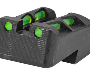 Hi-Viz LiteWave Rear Sight for Springfield 1911 — GRN/RD/BLK