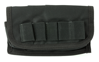NSTARCV12SHCB_1 NcSTAR VISM TACT Shot Shell Pouch — Black, 17 Shells