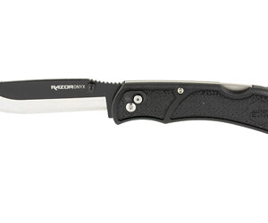 Outdoor Edge Razor Onyx 3.5″ Folding Knife, Black