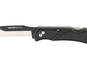 Outdoor Edge Razor Onyx 3.0″ Folding Knife, Black