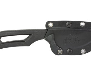 Outdoor Edge Pivot Drop-Point 2.5″ Fixed Blade Knife, Black