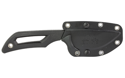 Outdoor Edge Pivot Drop-Point 2.5″ Fixed Blade Knife, Black
