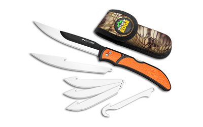 OERBB-20C_1 Outdoor Edge RazorBone 6-Blade Combo Set Orange