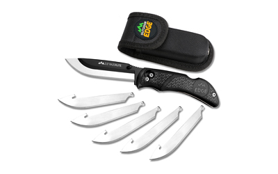 Outdoor Edge RazorLite 3.5″ Folding Knife, 6 Blades