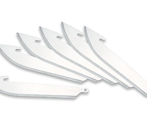Outdoor Edge RR6 3.5″ Drop-Point Blades 6-Pack