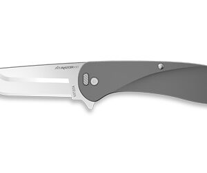 Outdoor Edge Razor VX1 3″ Folding Knife – Gray Aluminum