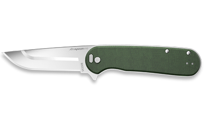 OEVX330B-C_1 Outdoor Edge Razor VX3 Micarta Green — 3″ Blade