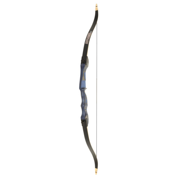 OMP2145425_1 October Mountain Explorer CE Recurve Bow Blue 54 in. 25 lbs. LH