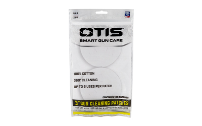 Otis FG919100 All-Caliber 3-inch Cleaning Patches 100-Pack