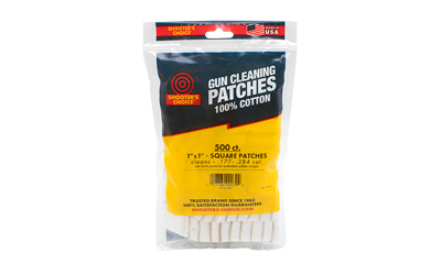 Otis 1 Inch Square Cleaning Patches, 500 ct