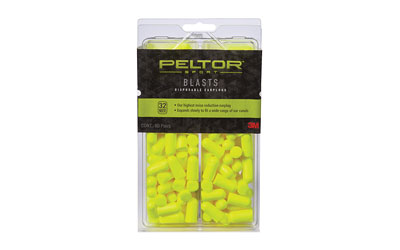 PELTOR Sport Blasts Disposable Earplugs 80 Pair 32 dB