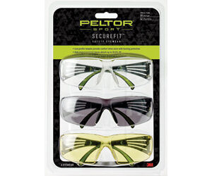 PELTOR SecureFit 400 Safety Glasses 3-Pack
