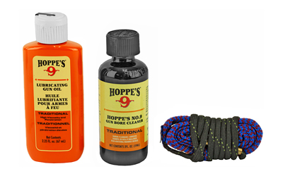 PI110022_1 Hoppe’s 1-2-3 Done Pistol Cleaning Kit .22 Cal
