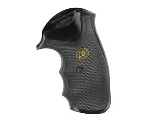 Pachmayr Gripper Grip – S&W J-Frame Round Butt, Black Rubber