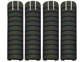 PM015A_1 ProMag 1913 Picatinny Rail Cover 11-Rib (4-Pack)