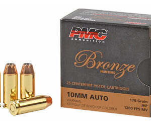 PMC Bronze 10mm Auto 170 gr JHP 25 rd
