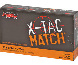 PMC X-TAC Match .223 Rem 77gr — 20 Rounds