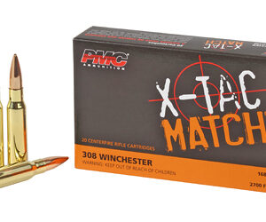 PMC X-TAC Match .308 Win 168gr OTM – 20rd Box