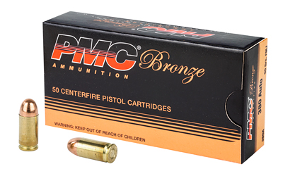 PMC380A_1 PMC Bronze .380 ACP 90 Grain FMJ 50rd Box