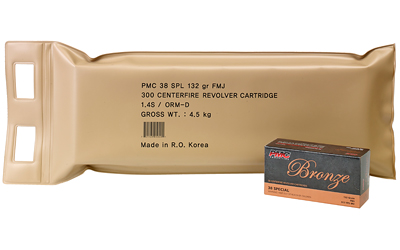 PMC Bronze .38 Special 132gr FMJ 300 Rounds