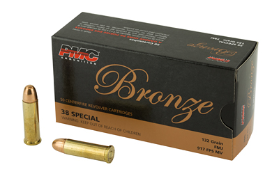 PMC38G_1 PMC Bronze .38 Special 132gr FMJ 50rd Box