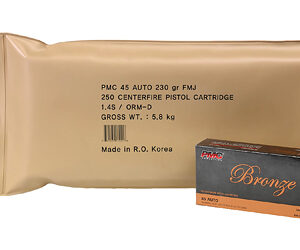 PMC Bronze .45 ACP 230gr FMJ – 250rd Battle Pack
