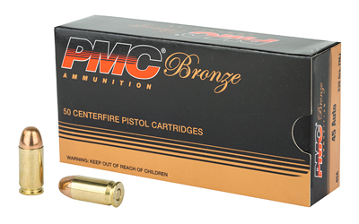PMC45A_1 PMC Bronze .45 ACP 230gr FMJ — 50 Rounds