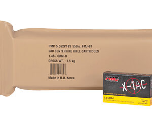 PMC X-TAC 5.56 NATO 55gr FMJ-BT 200rd Battle Pack
