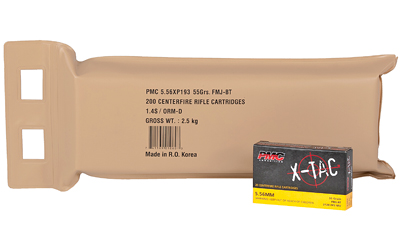 PMC X-TAC 5.56 NATO 55gr FMJ-BT 200rd Battle Pack