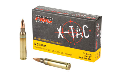 PMC556X_1 PMC X-Tac 5.56 NATO 55gr FMJ-BT – 20rd