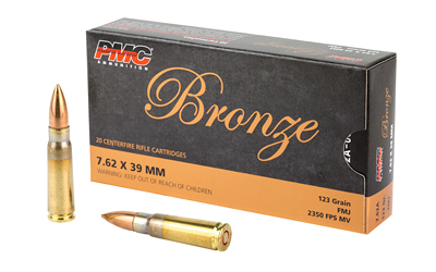 PMC762A_1 PMC Bronze 7.62x39mm 123gr FMJ, 20rd Box