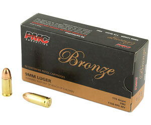 PMC Bronze 9mm 115gr FMJ 50rd Box